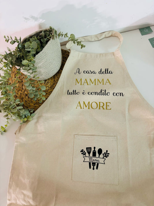 GREMBIULE A CASA DELLA MAMMA